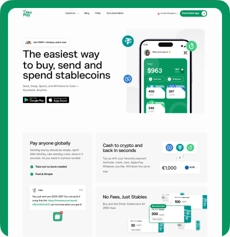 MiniPay website: the easiest way to buy, send and spend stablecoins